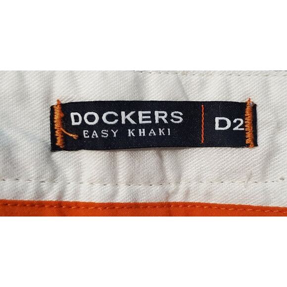 New Men's Dockers Easy Khaki Straight Fit D2 Flat Front Pants Gray 36x29.5* NWT - Picture 7 of 8